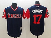 Angels 17 Shohei Ohtani Showtime Navy 2018 Players Weekend Authentic Team Jersey,baseball caps,new era cap wholesale,wholesale hats